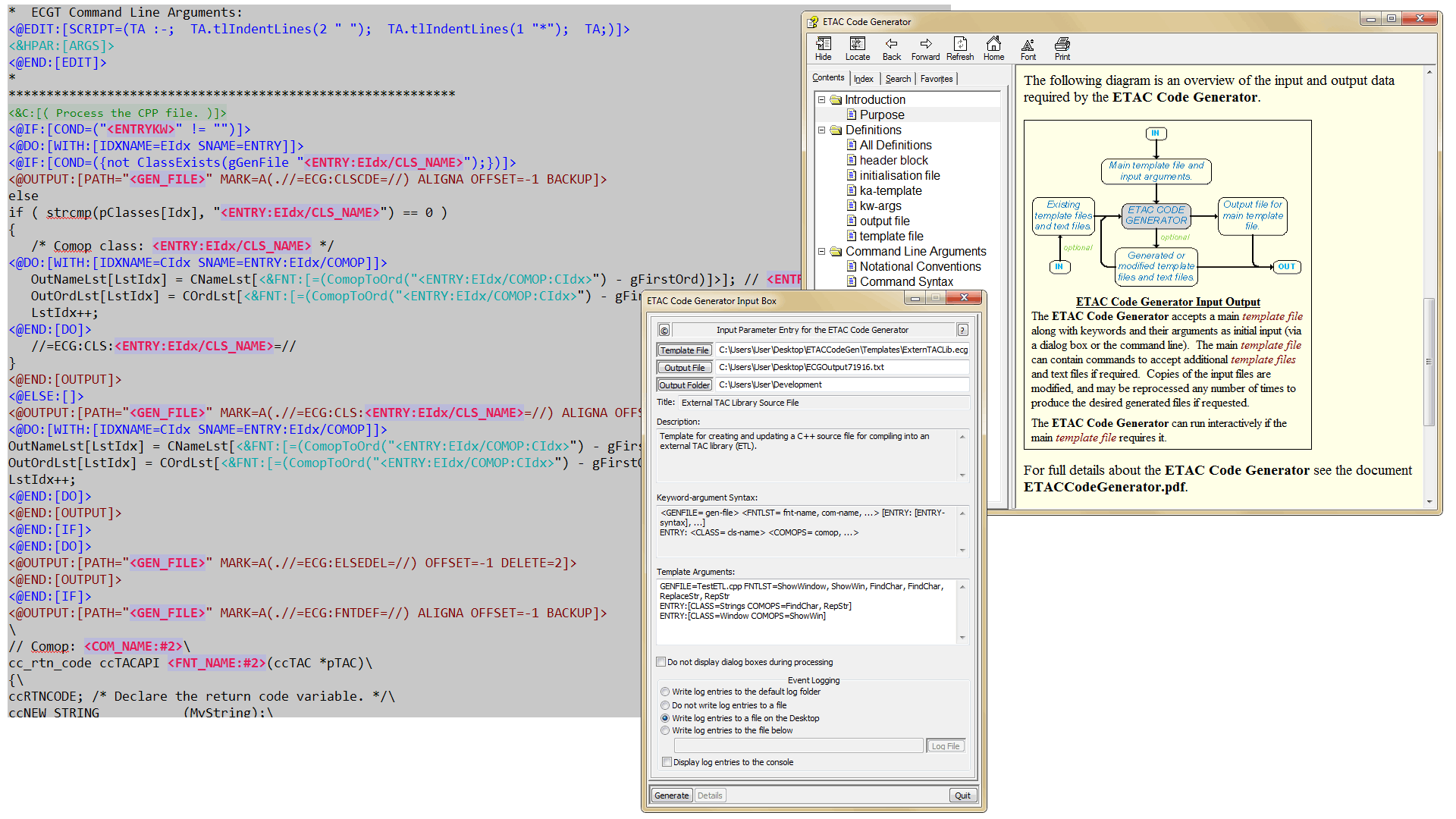Program source code generator and maintainer.